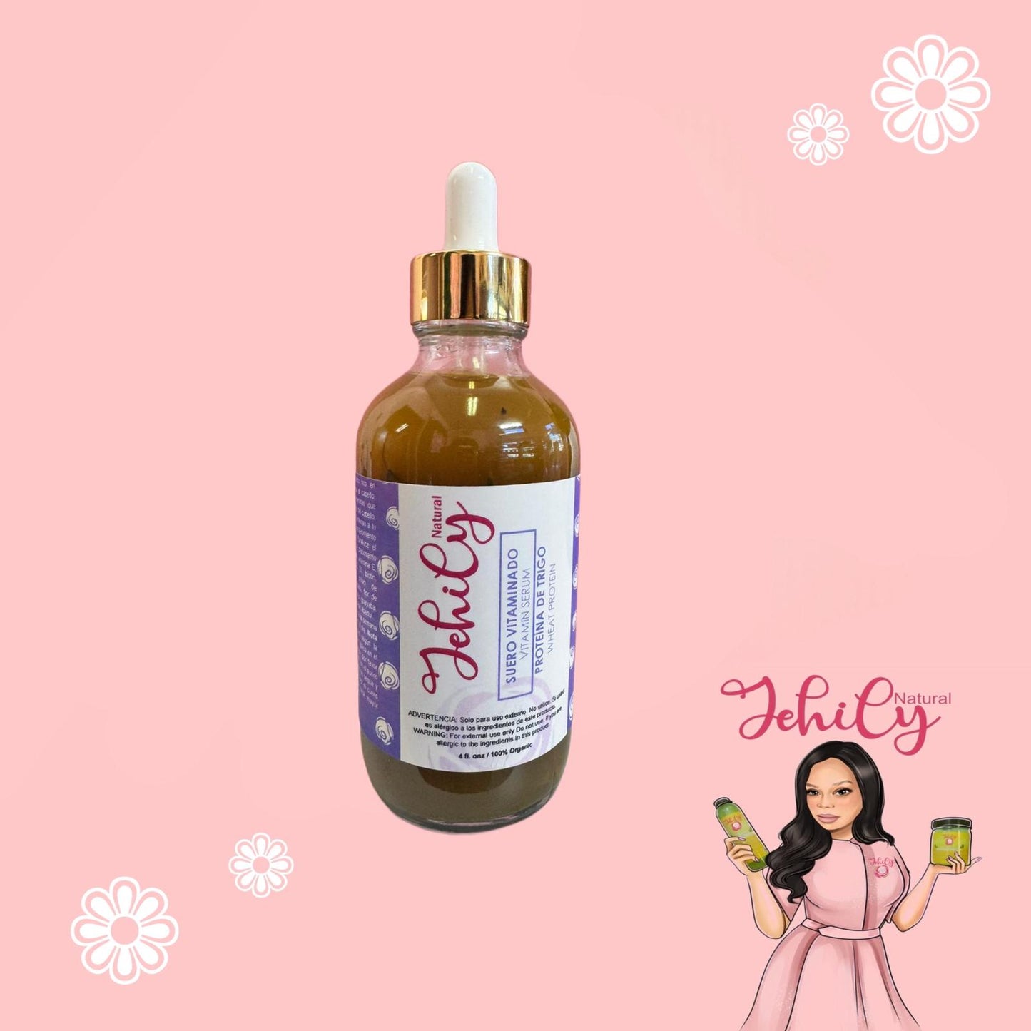 Suero vitaminado para el cabello. vitaminized hair serum.