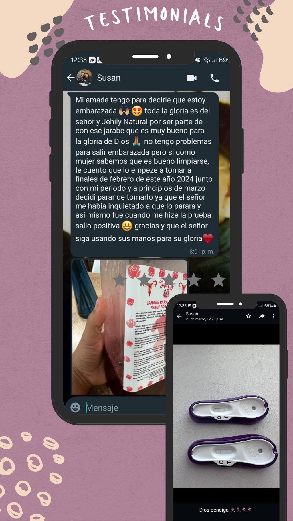 Jarabe natural para la mujer