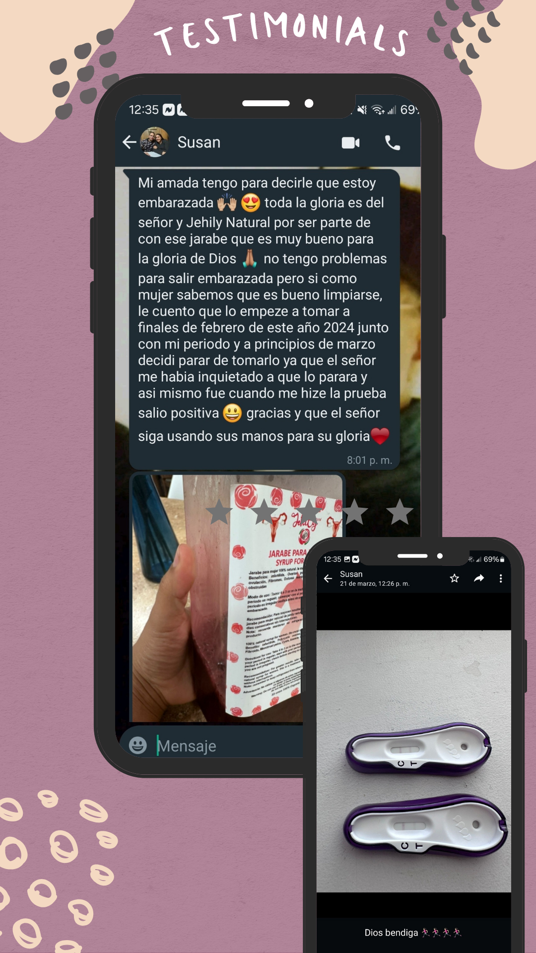 Jarabe natural para la mujer