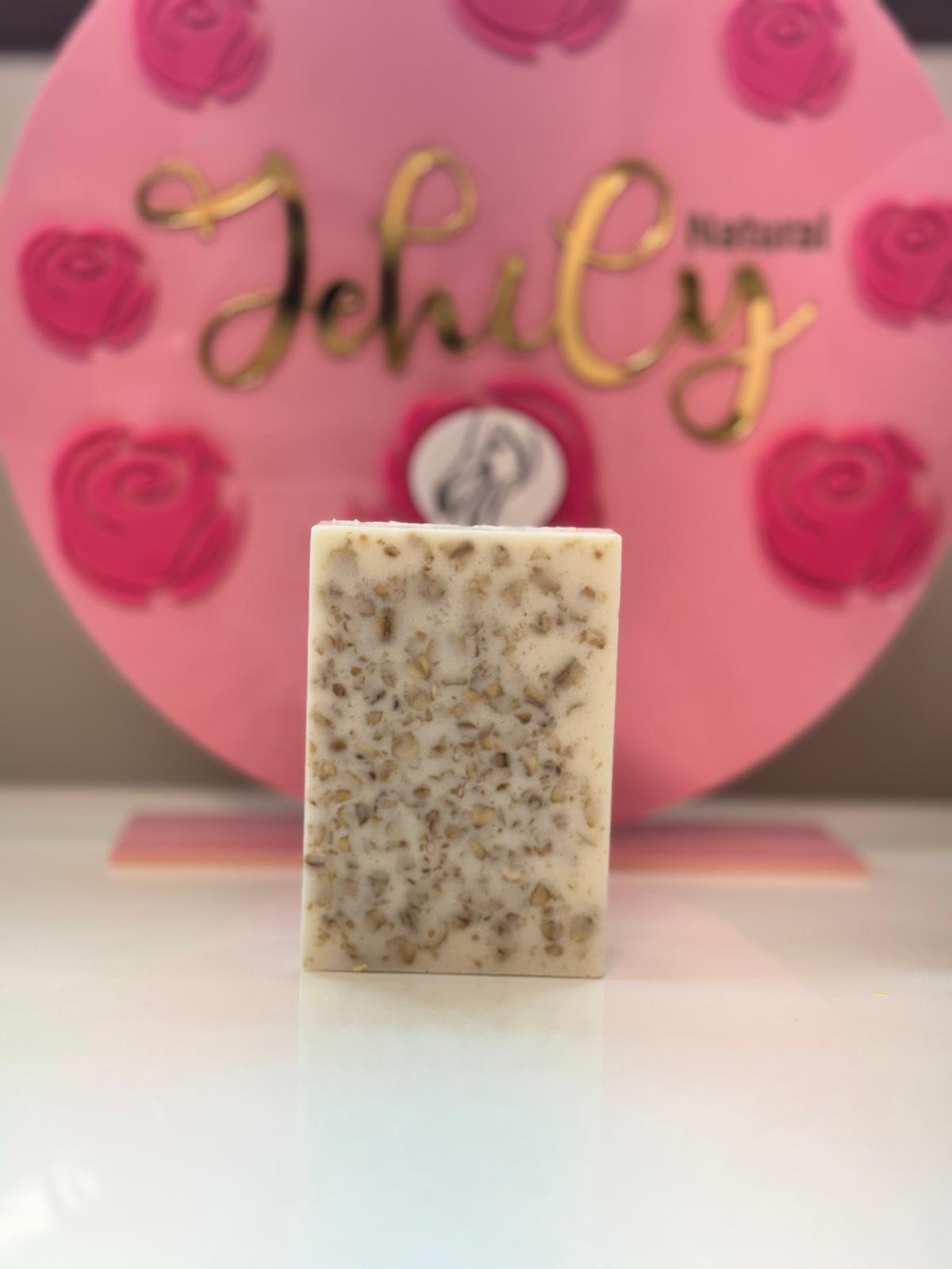 Jabón de avena, miel ,colágeno.