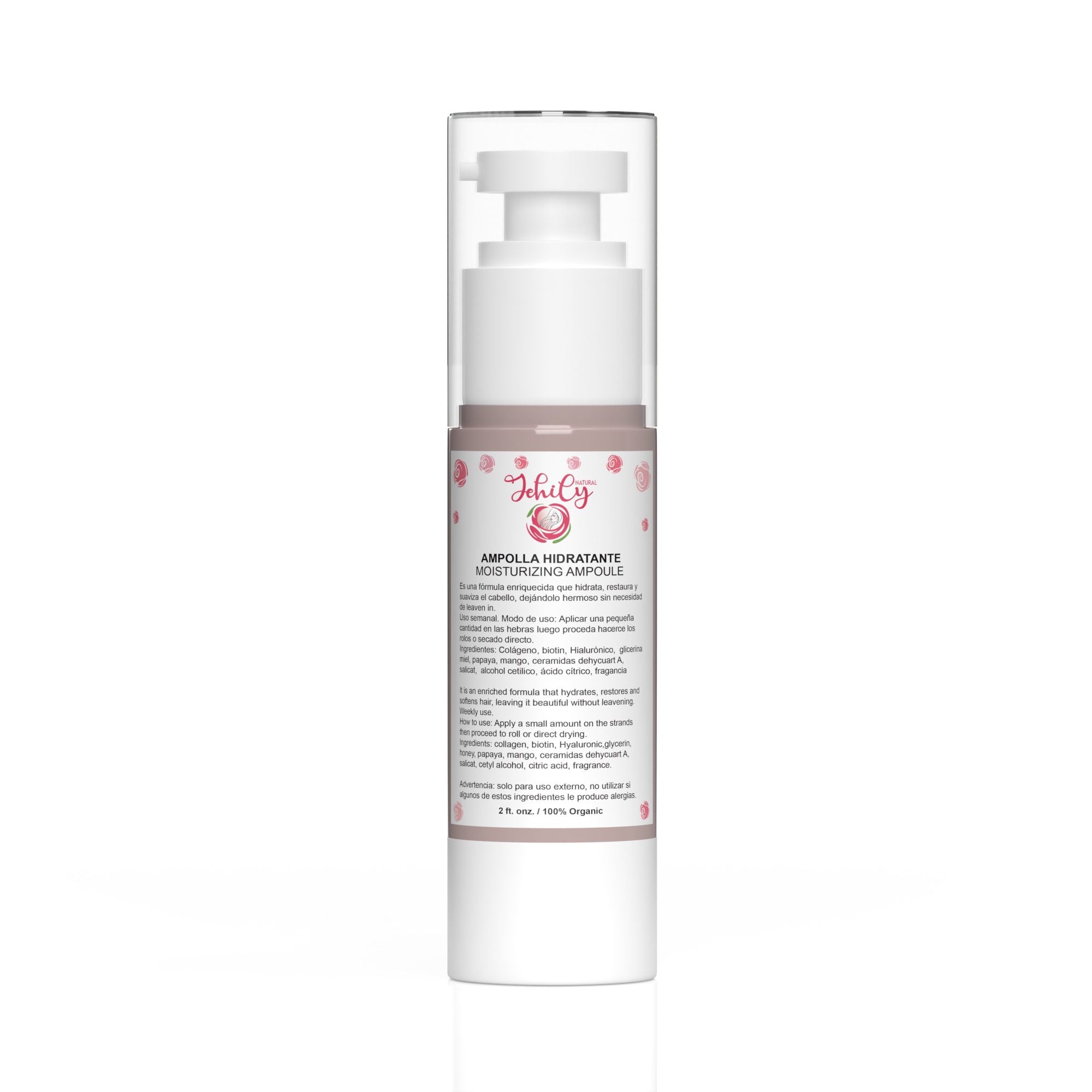 Ampolla hidratante de papaya y colageno